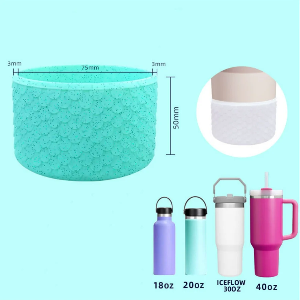 スタンレータンブラー用シリコンブーツスリーブ、保護ウォーターボトル