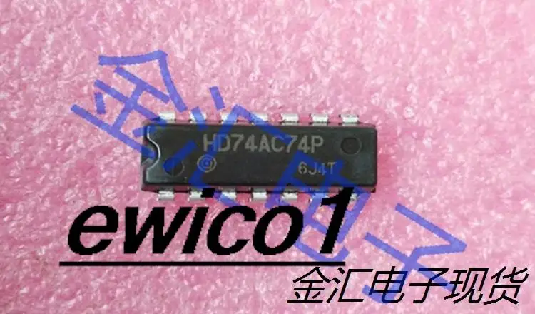 

10pieces Original stock HD74AC74P 14.DIP14
