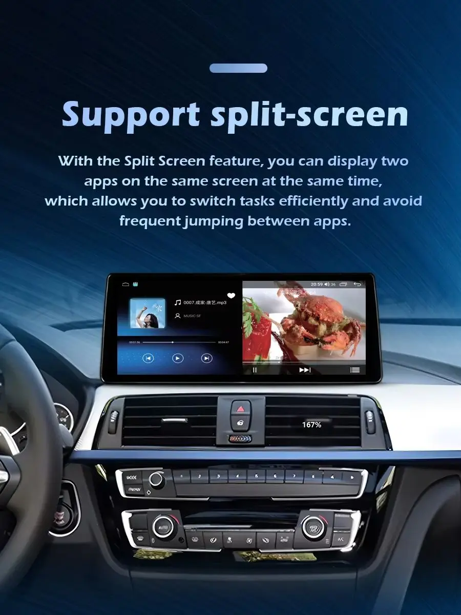 Navigatore GPS per BMW Serie 3 E90 E91 E92 2004-2012 Sistema CCC CIC Android 16 CarPlay Wireless Radio Auto Multimediale 4G WIFI BT - Image 6