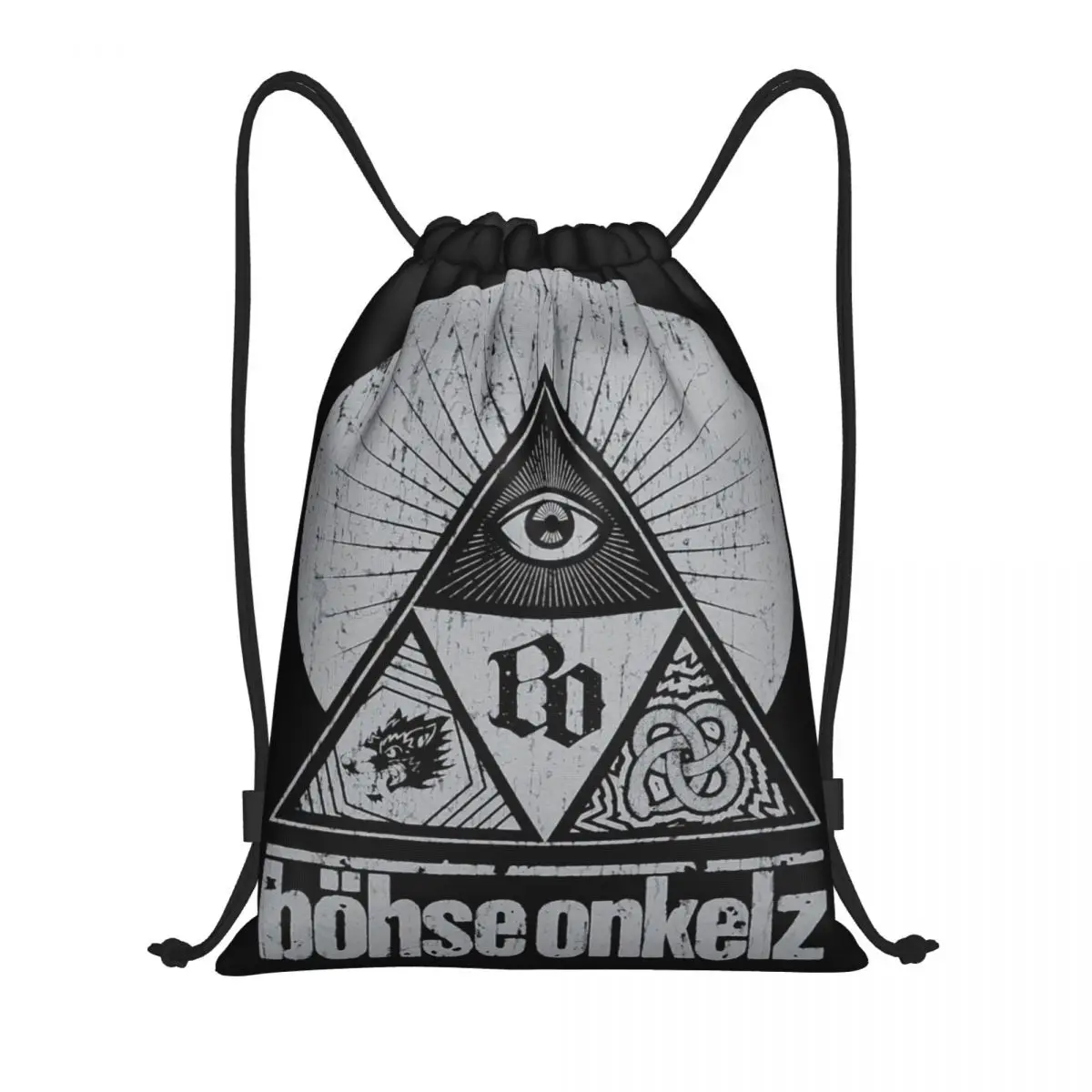 

Bohse Onkelz, рюкзак на шнурке, спортивная сумка для тренажерного зала, рюкзак на шнурке для пеших прогулок