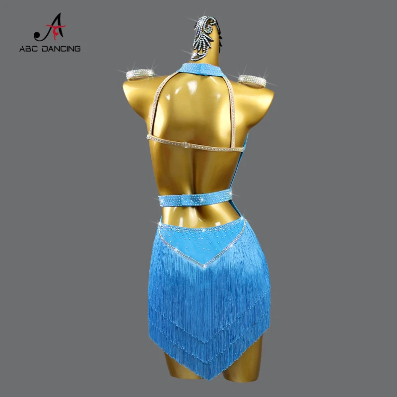 Abiti da donna latinoamericani Abiti da ballo Abiti da festa per ragazze Abiti da ballo di samba Gonna sportiva femminile Palcoscenico personalizzato - immagine 5