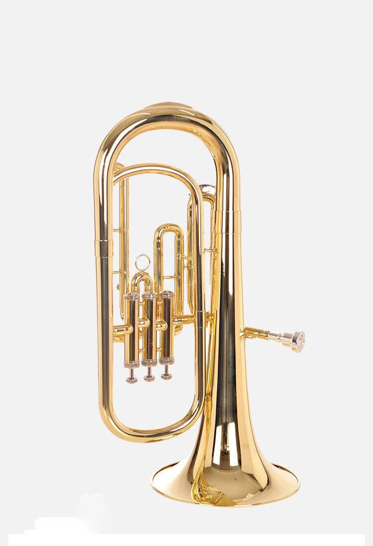Japan original 110 Brass gold-plated baritono B-flat tenor professional-grade tone three-key euphonium instrument trumpet horn