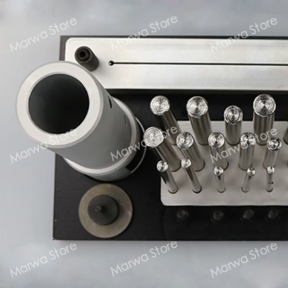 Manual Jump Ring Maker Machine Stainless Steel Hardness Tool with 20 2.5-12MM Mandrel Accessory Jewelry Making Jeweler