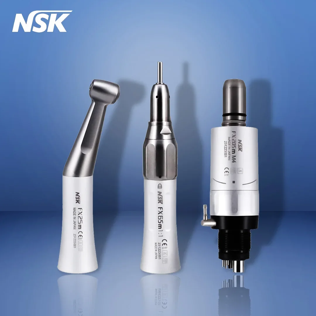 

NSK FX25 FX65 Dental 1:1 Contra Angle Low Speed Direct Drive Handpiece Mini Head Dentistry Against Contra Angle Polishing Tools