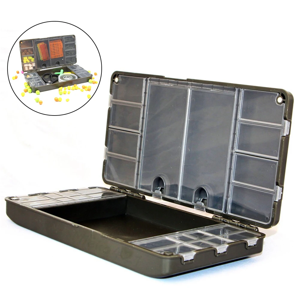 Terminal Tackle Fish Hook Storage Fishing Tackle Box,2pack 3700 Tackle Tray  With 20 Removable