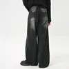 IEFB American Style Male Jeans Loose Zipper Wide-leg Washed Denim Pants High Street Summer New Trendy Trousers 2024 9C6160 6