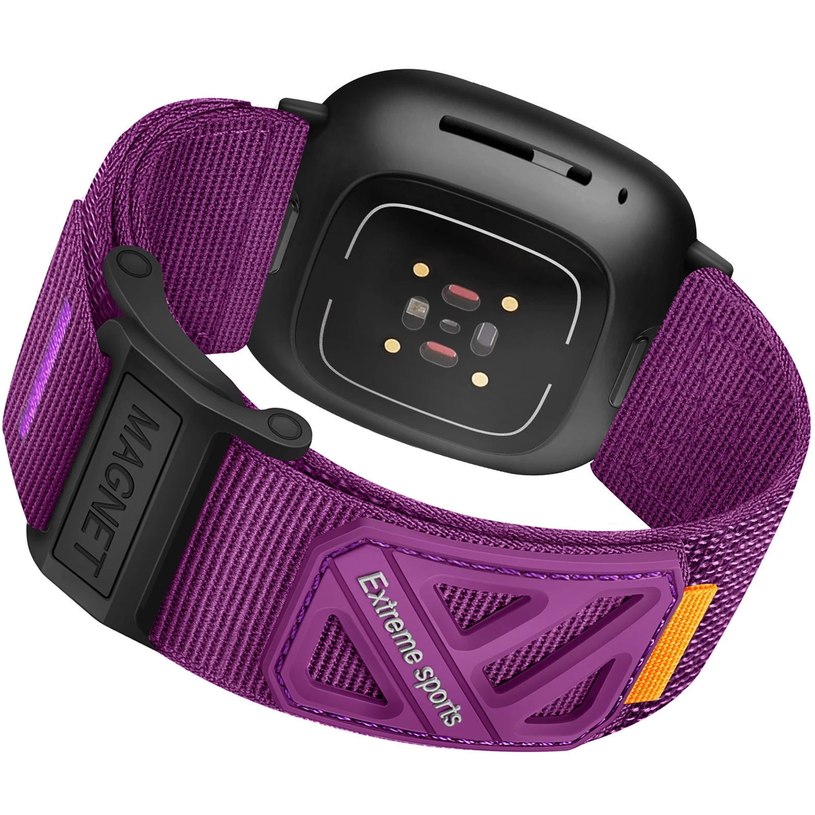 Men's Woven Nylon Magnetic Buckle Band in Nylon Strap Material