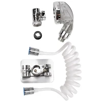 Simple Style Shampoo Artifact Shower Faucet Set Washbasin Attachment Bathroom External Faucet Sprayer Hose Nozzle 1
