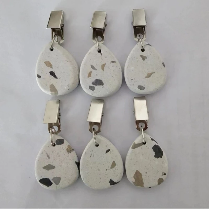 Tablecloth Weights Tables Cover Charm Pendant Decor Supplies DIY Hanging Cloth Clip Buckles 4Pcs table cloth clip