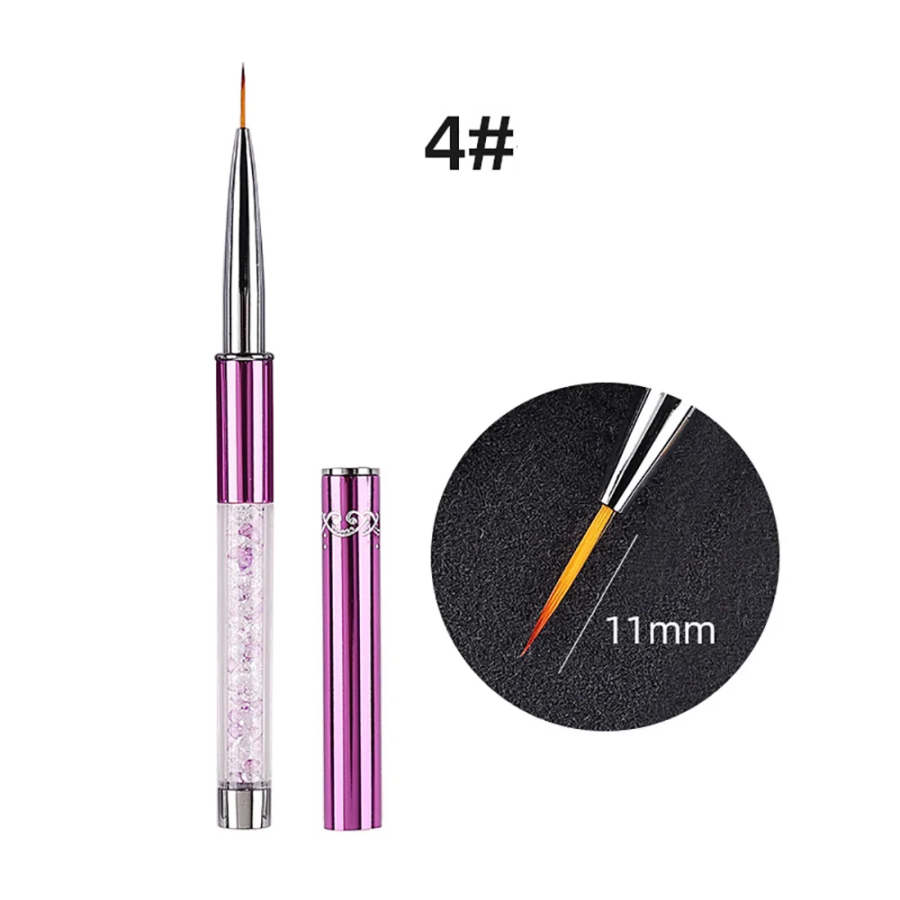 Strumenti per manicure UV in gel con penna per pittura a pennello per nail art 1 pz - immagine 5