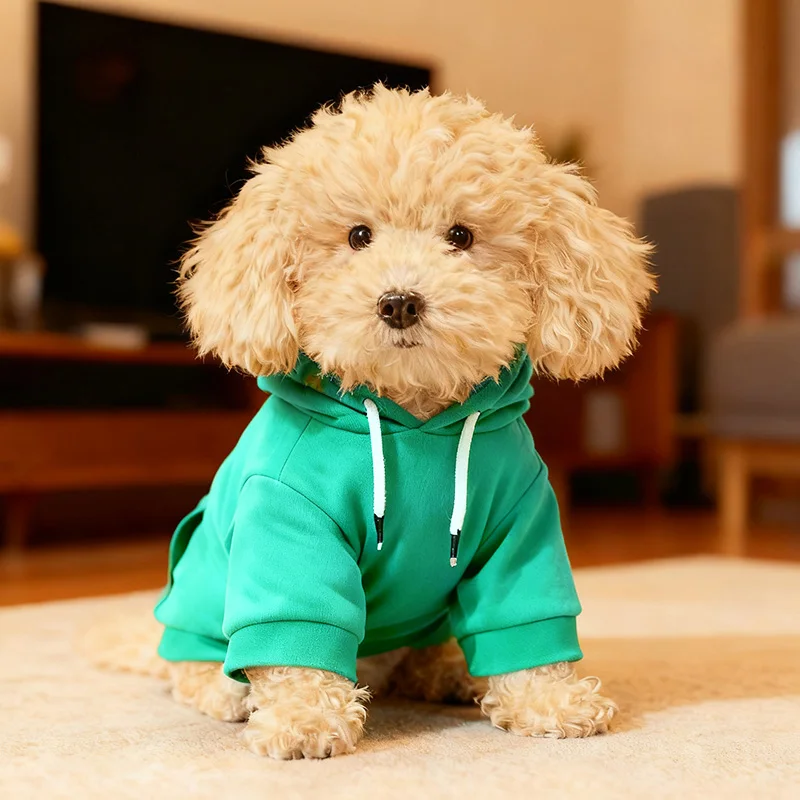 패션 후디 강아지 애완동물 옷 귀여운 소형 강아지 중형 가을 봄 의류 애완동물..