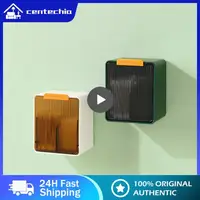 Storage Box Square Install Without Trace Small Object Storage Convenient Storage Open And Close Home Storage Wall Storage Box 1
