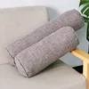 Round Removable Bed Pillows Roll Head Leg Back Lumber Support Light Travel Column Bolster Pillow Washable Cylindrical Cushion 3