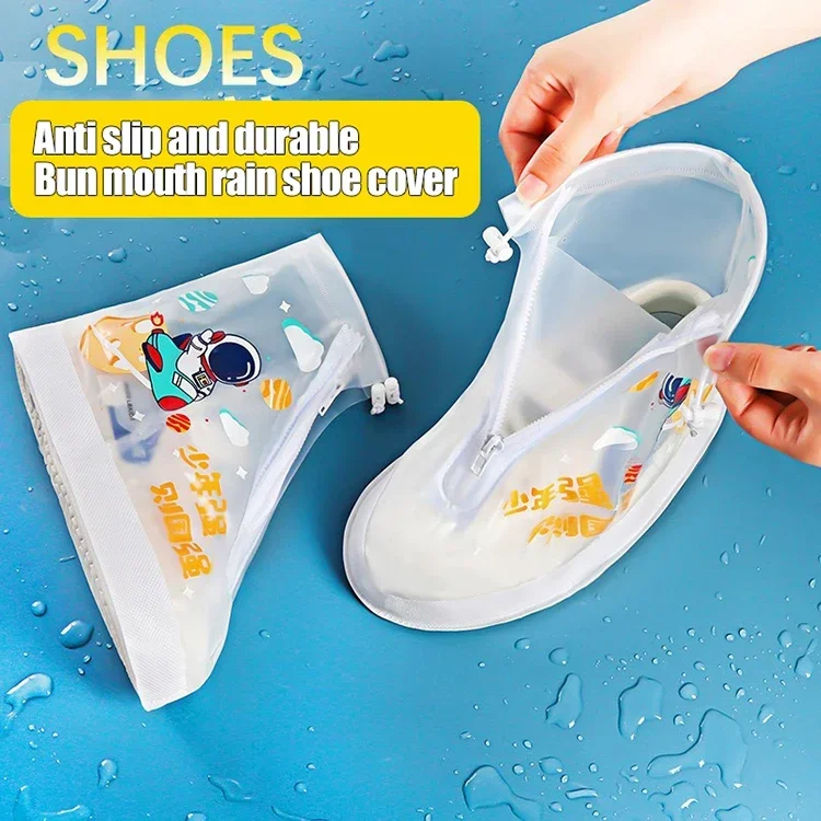 Wasserdichte Schuhüberzüge für Kinderstiefel, Regenschutz aus Silikon, Zubehör_voghion.com