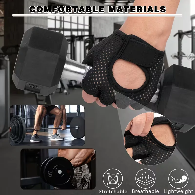 Workout Gloves for Women and Men,Breathable Weight Lifting Gloves for Gym Exercise,Fitness,Training,Cycling,with Excellent Grip - 4