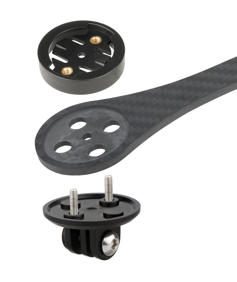 Frontlichtständer Kunststoffhalterung für Rennrad MTB Computer Extended Bar Fit Lampe Kamera mit Gopro-Anpassung – Detail 6