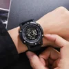 SKMEI 1762 Clock relogio masculino 10Bar Waterproof Swimming Sport Watches Mens Digital Movement LED Light Countdown Wristwatch 3