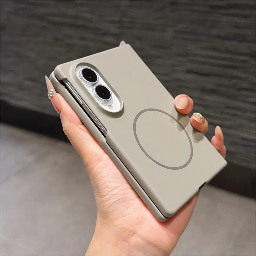 Ultra Thin Frosted Hard PC Magnetic Wireless Charging Slim Cover