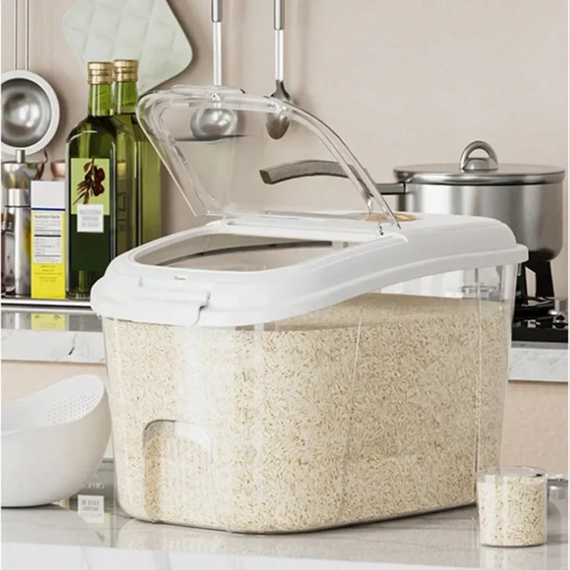 1pc-Kitchen-Moisture-proof-Plastic-Rice-Bucket-Storage-Box-Pest ...