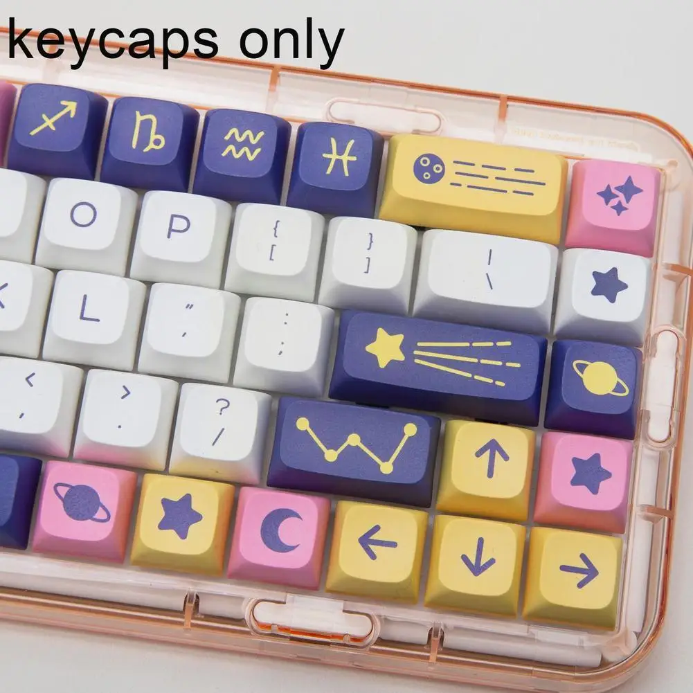 

Колпачки для ключей с созвездиями на 132 клавиш PBT Sublimation XDA Profile MX Переключатель для GH60/GK61/GK64/84/87/96/104/108/980 механический Keyb K6Y5