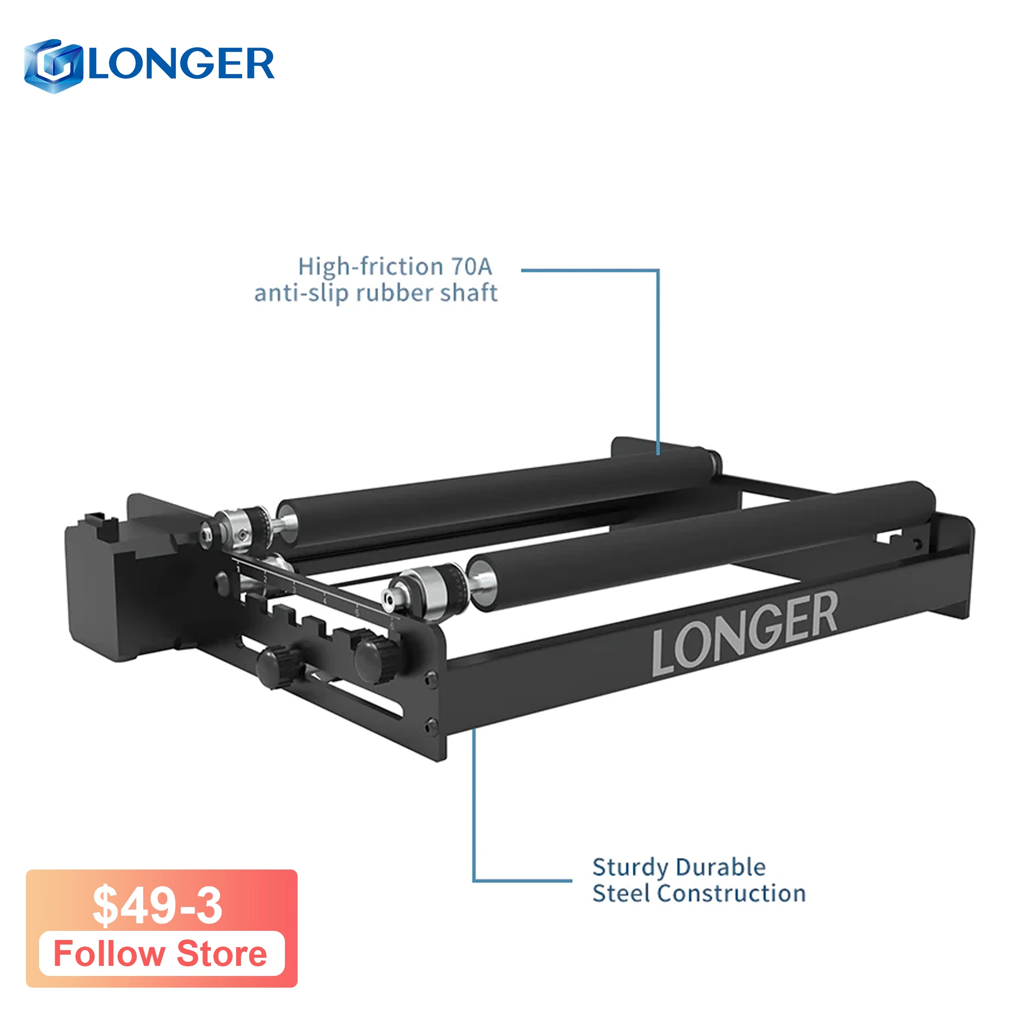 Rotary Roller For Laser Engraver Cutting Machine  Engraving Cutting Cylindrical object