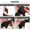 2 PCS Resistance Band Gym Equipment Exercise Strap Pilates Fitness Dumbbell Pull Strap Anti-Slip Sports Weightlifting Belt 4