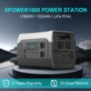 Portable Power Station 1800W 1024WH Camping LiFeP04 Battery Solar Generator 110v / 220V AC Socket UPS Function for Home Outdoor 1