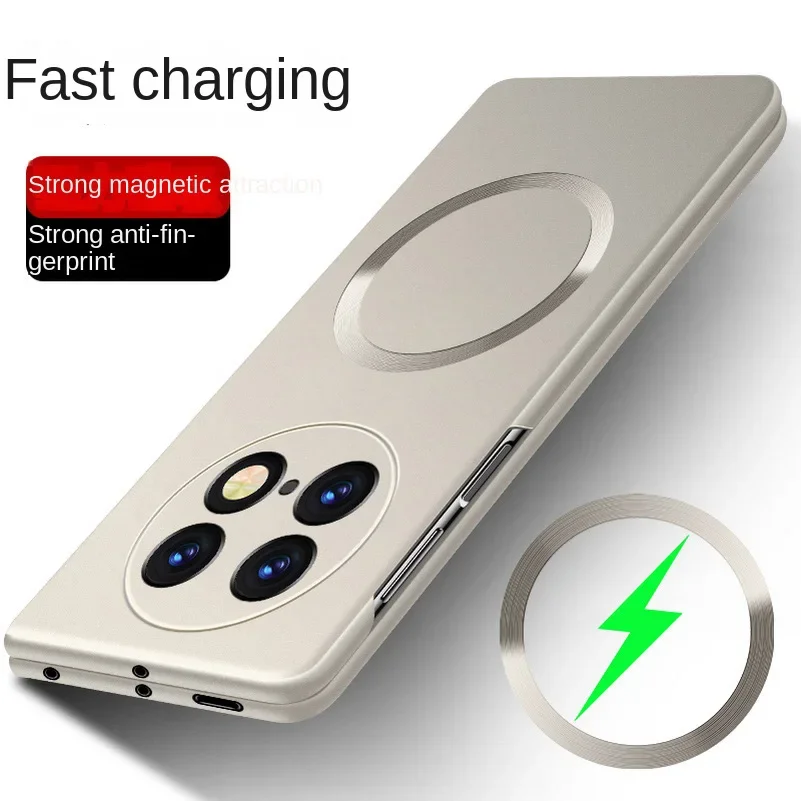 Magnetic Slim Bezel Phone Case with Ultra-Thin Hard Camera Protection