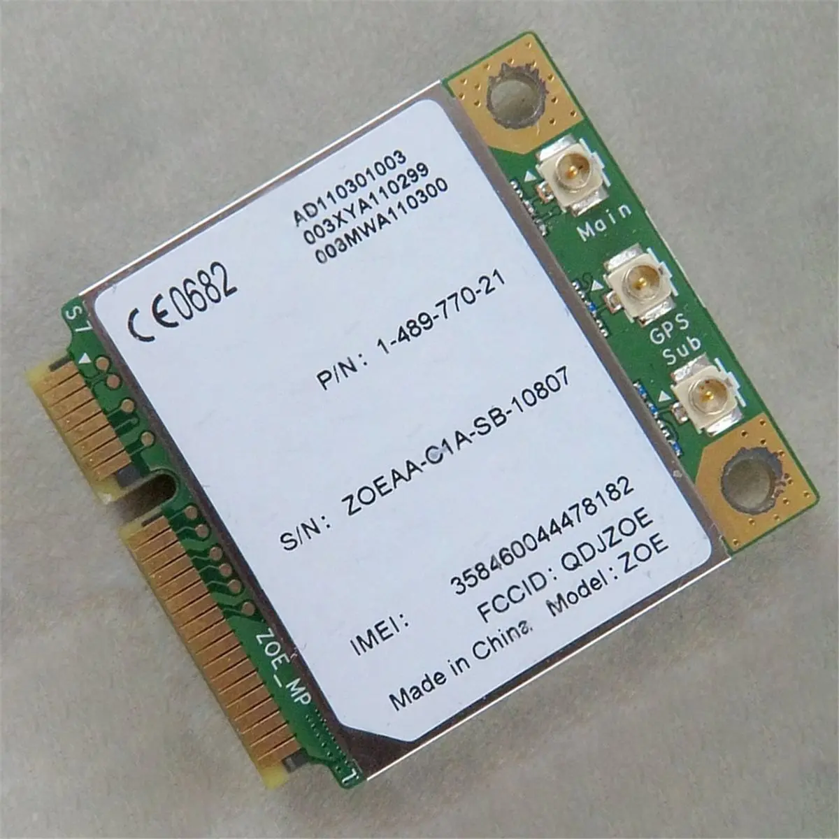 (A26M) PS1000 게임 콘솔 네트워크 카드 내부 마더보드용 PS Vita 1000용 3G 네트워크 모듈 3G 네트워크 카드 교체