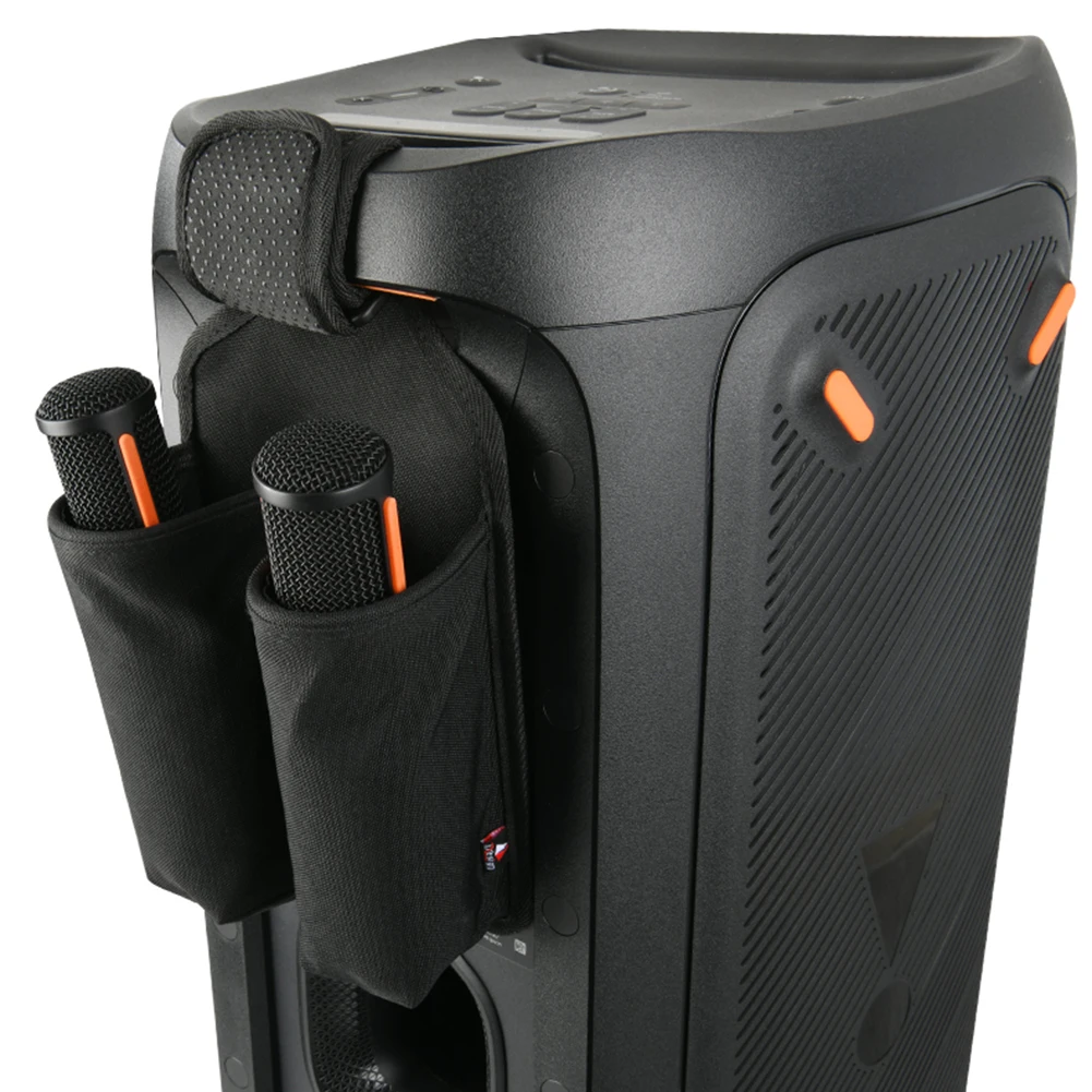 Supporto per Microfono, Custodia per Trasporto Microfono, Organizzatore per Microfono per Accessori Microfono Wireless PartyBox - immagine 2