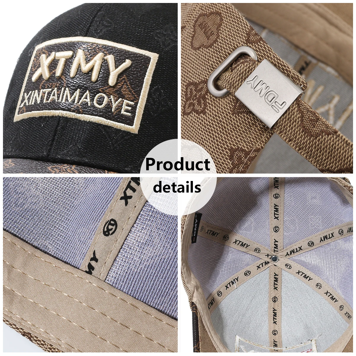 Men's Korean Version Trendy and Fashionable Embroidered Baseball Cap Adjustable Casual Versatile Sun Shading Duckbill Cap