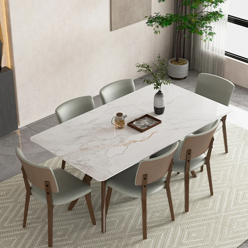 

White Nordic Dining Table Newclassic Organizer Center Restaurant Coffee Tables Free Shipping Mesas De Comedor Balcony Furniture
