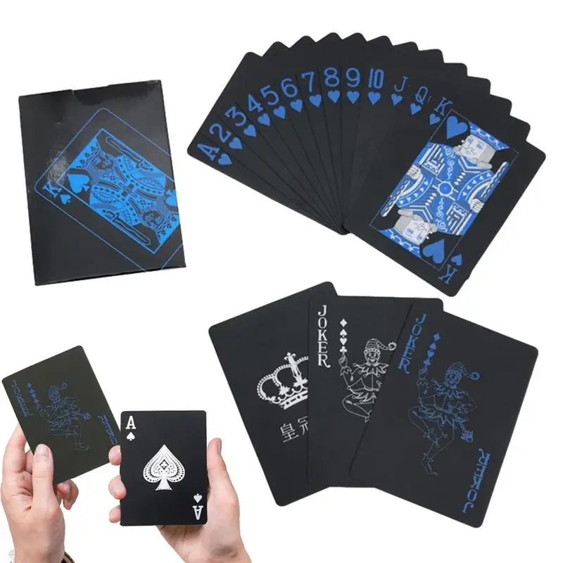 Carte Da Gioco Poker Game Deck Poker Suit Magic Waterproof Deck Of Card Magic Water Gift Collection