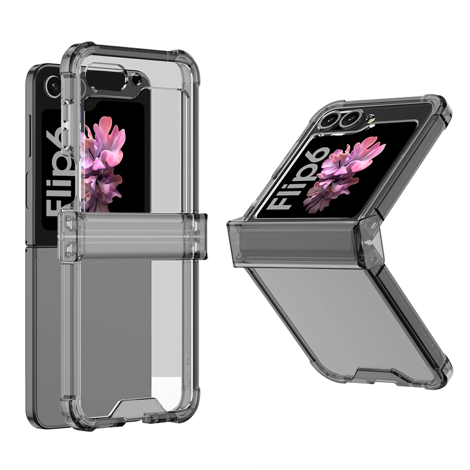 Ultra Slim Shockproof Soft Cover with Airbag Technology - Transparent Case with Clear Hinge Protection