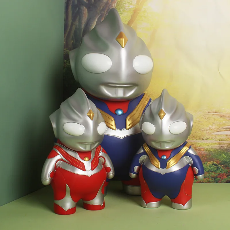 

Копилка Ультрамен Тига Экстра большого размера в масштабе 1:1, может хранить и вынимать Мультяшные монеты, копилка с нулевой фигуркой, детские подарки с защитой от падения, Orname