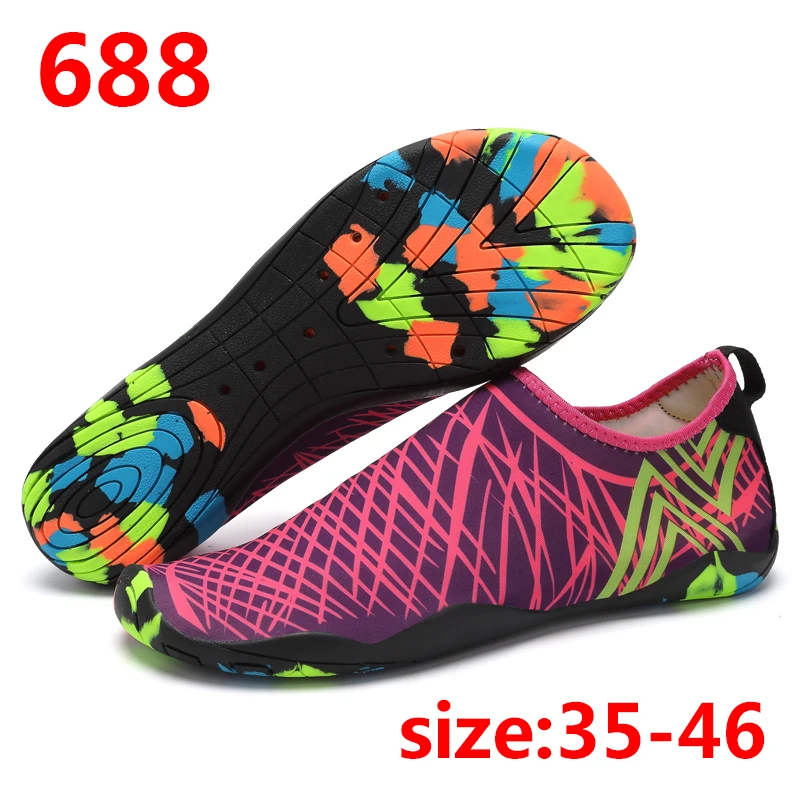 Quick-Drying Beach Water Shoes Unisex Swimming Aqua Seaside Slippers Surf Upstream Light Sports Water Sneakers Zapatos De Agua