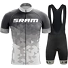 Men's Cycling Outfit Set Mtb Suit SRAM Clothing Man Laser Cut Summer Jersey 2025 Bib Road Bike Uniform Blouse Jerseys Clothes 3