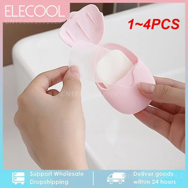 

Одноразовая бумага для мыла, 1-4 шт., бумага для мыла в путешествиях, для мытья рук, для ванной, листы для очистки ароматизированных кусочков, бумажные мини-листы для мыла, Товары для ванной комнаты