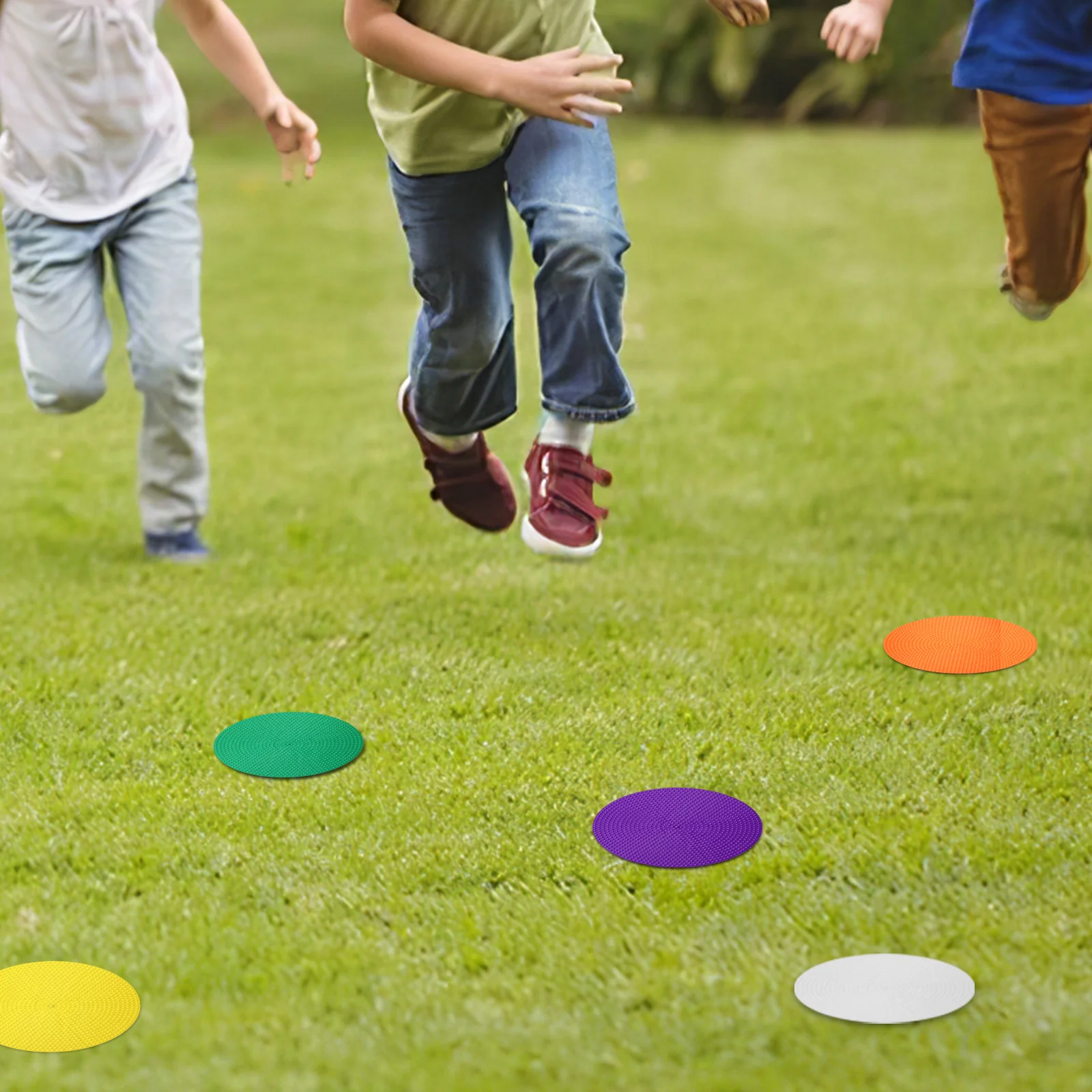 14 Pcs Round Floor Spots Dot Markers Circle Blanks Spot Markers For Classroom Agility Training Equipment For Basketball And