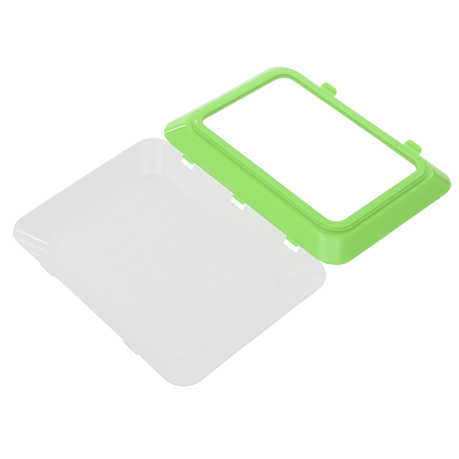 8pcs/6pcs/4pcs Reusable Food Storage Containers Airtight Lock Freshness Plates Set Stackable for Fridge/Freezer