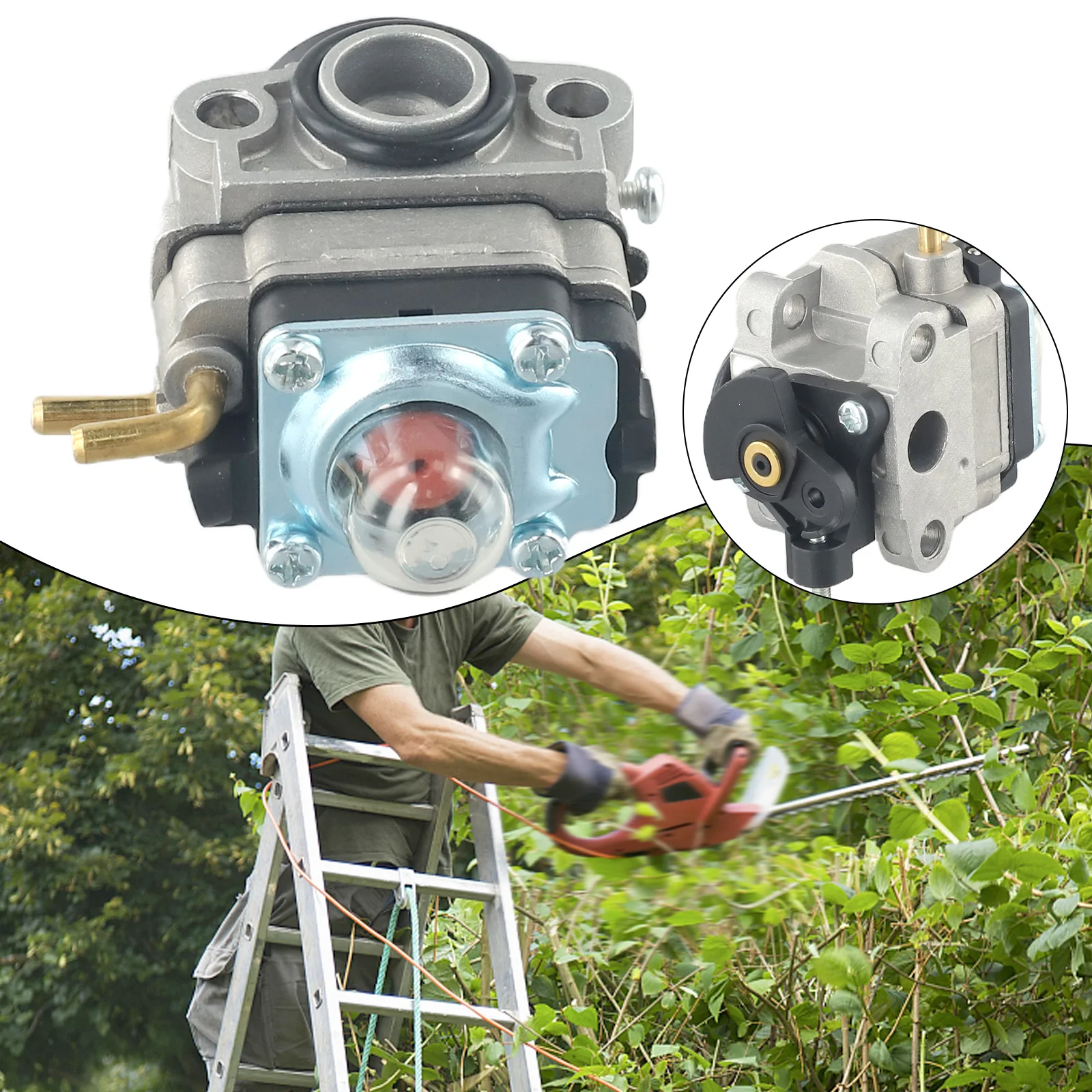 

Карбюратор OEM номер 309375009 для Homelite UT26CSEMC/UT26SSEMC/UT33600B 26cc, запасные части для триммера, 1 шт.