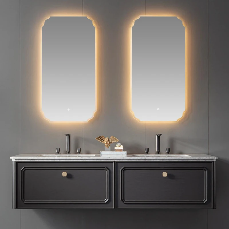 Light Luxury Bathroom Drawer Organizer Sink Designs Standing Mirror Cabinet Vanity Unit Wall Shelves Mobile Bagno Furniture