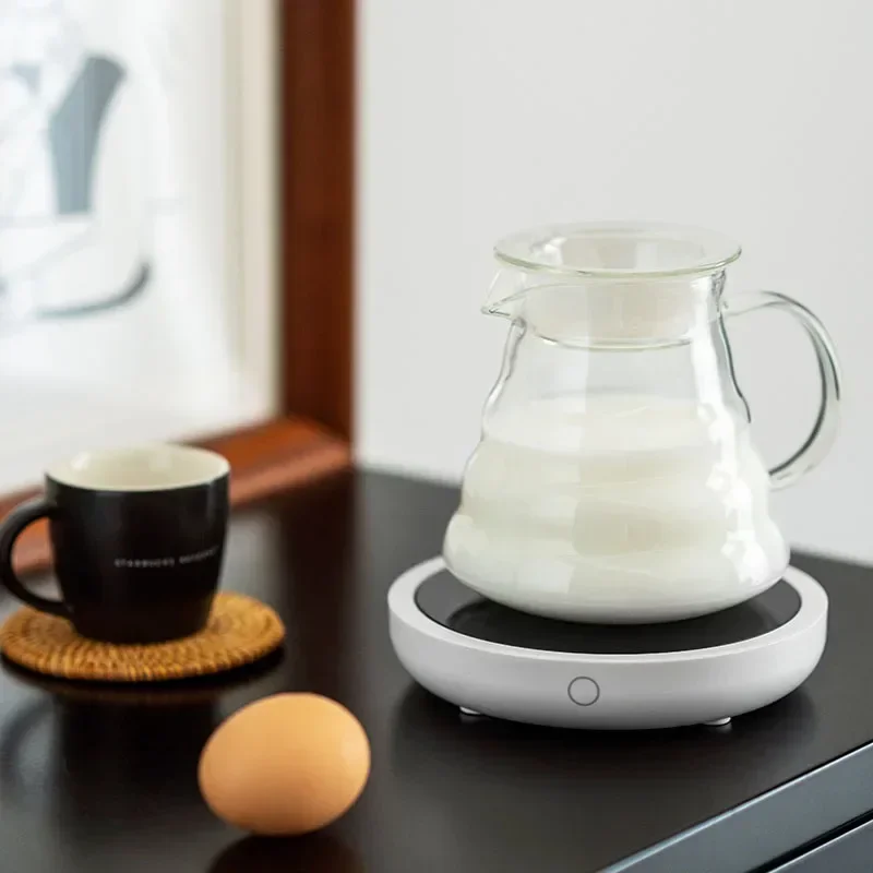 New Coffee Mug Warmer for Milk Tea Teapot Electric Heating Cup Plate High Temperature 80 Degree Celsius for Home Office Desk Use 6