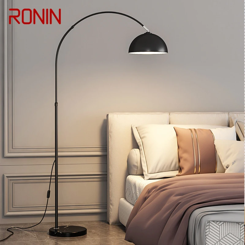 

RONIN Nordic Fishing Floor Lamp ModernFamily Living Room Bedroom Creative LED Decorative Standing Light