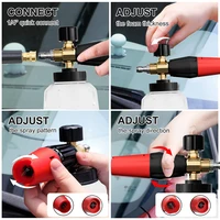 Foam Nozzle Snow Foam Lance Foam Bottle Sprayer for Karcher Bosch Parkside Elitech Nilfisk Huter Stihl Pressure Washer Car Wash 2