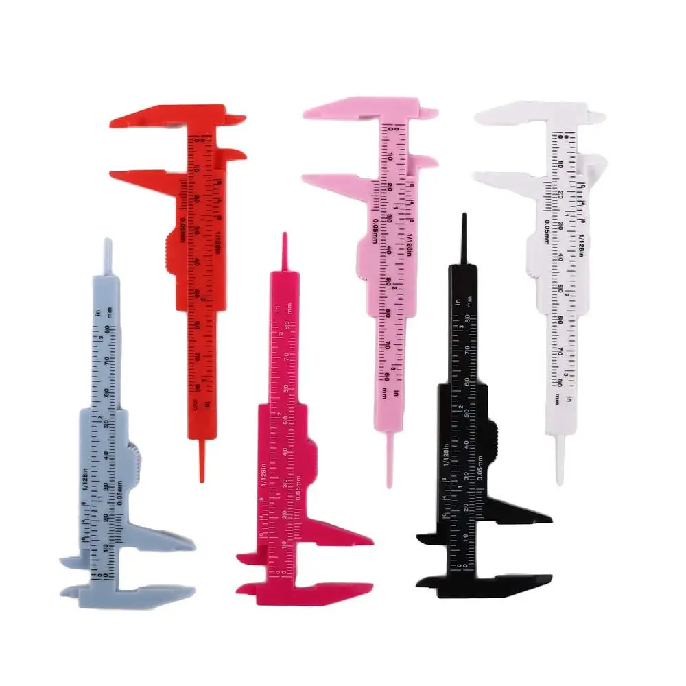 

80mm Makeup Tools Sliding Design Auxiliary Tattoo Measurement Tools Thrush Artifact Vernier Caliper Eyebrow Measuring Ruler