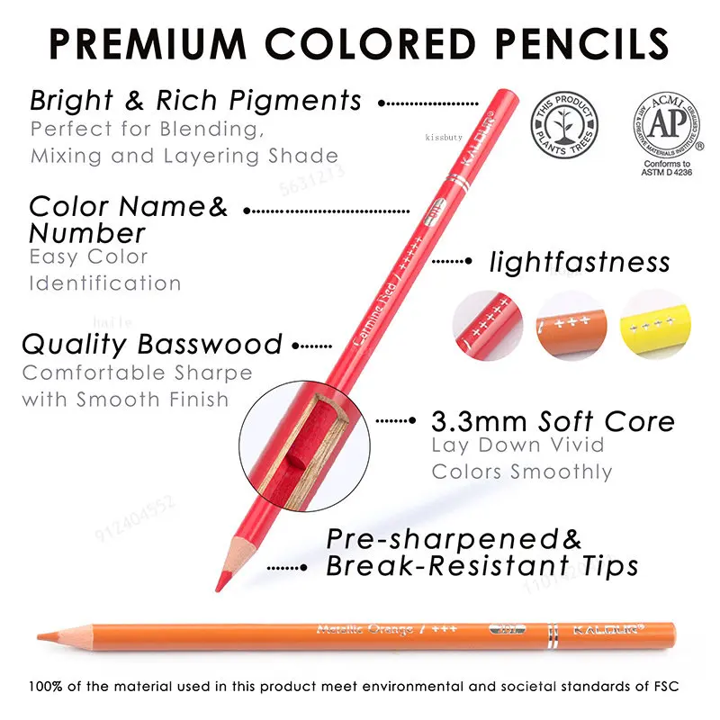 Book Professional Colored Pencils  Professional Coloring Pencils Set - 300  Color - Aliexpress