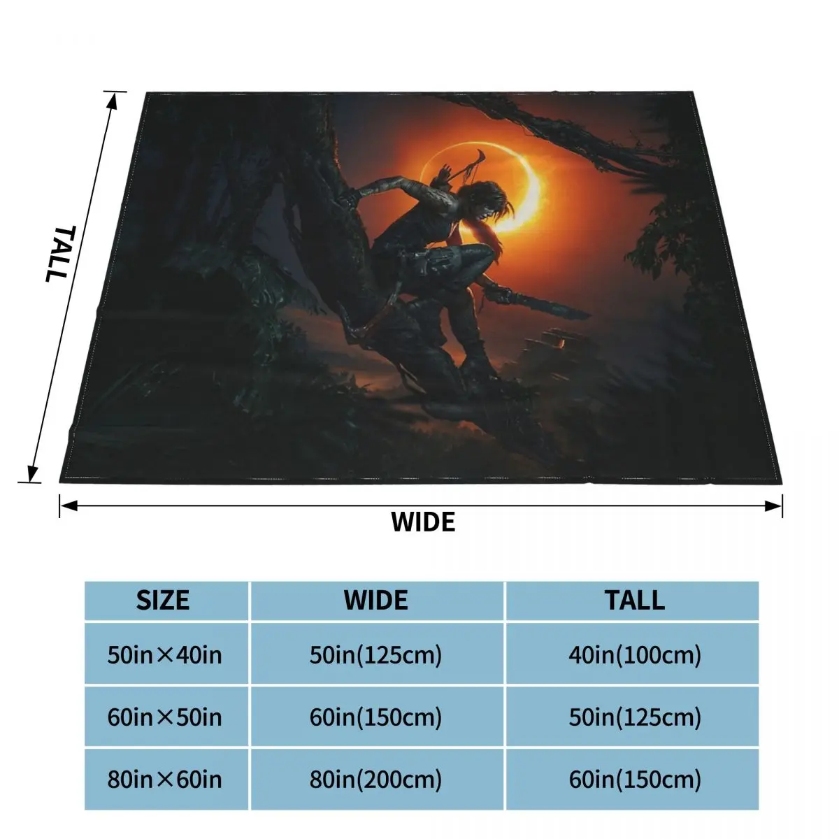 Tomb Raider Jonah Maiava Game Blankets Coral Fleece Plush Decoration Bedroom Bedding Couch Bedspread