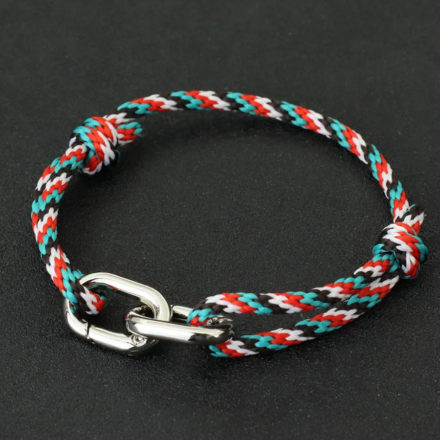 Handmade String Bracelet for Men Stylish Knot Surfing Jewelry