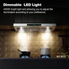 30 Inch Under Cabinet Range Hood with 900-CFM, 4 Speed Gesture Sensing&Touch Control Panel, Stainless Steel Kitchen Vent 5